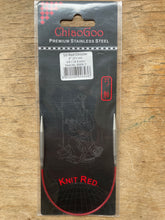 Load image into Gallery viewer, ChiaoGoo Knit RED™ Circulars - 9" (23 cm) Stainless Steel