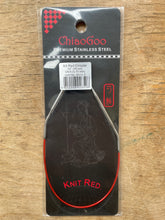 Load image into Gallery viewer, ChiaoGoo Knit RED™ Circulars - 12" (30 cm) Stainless Steel