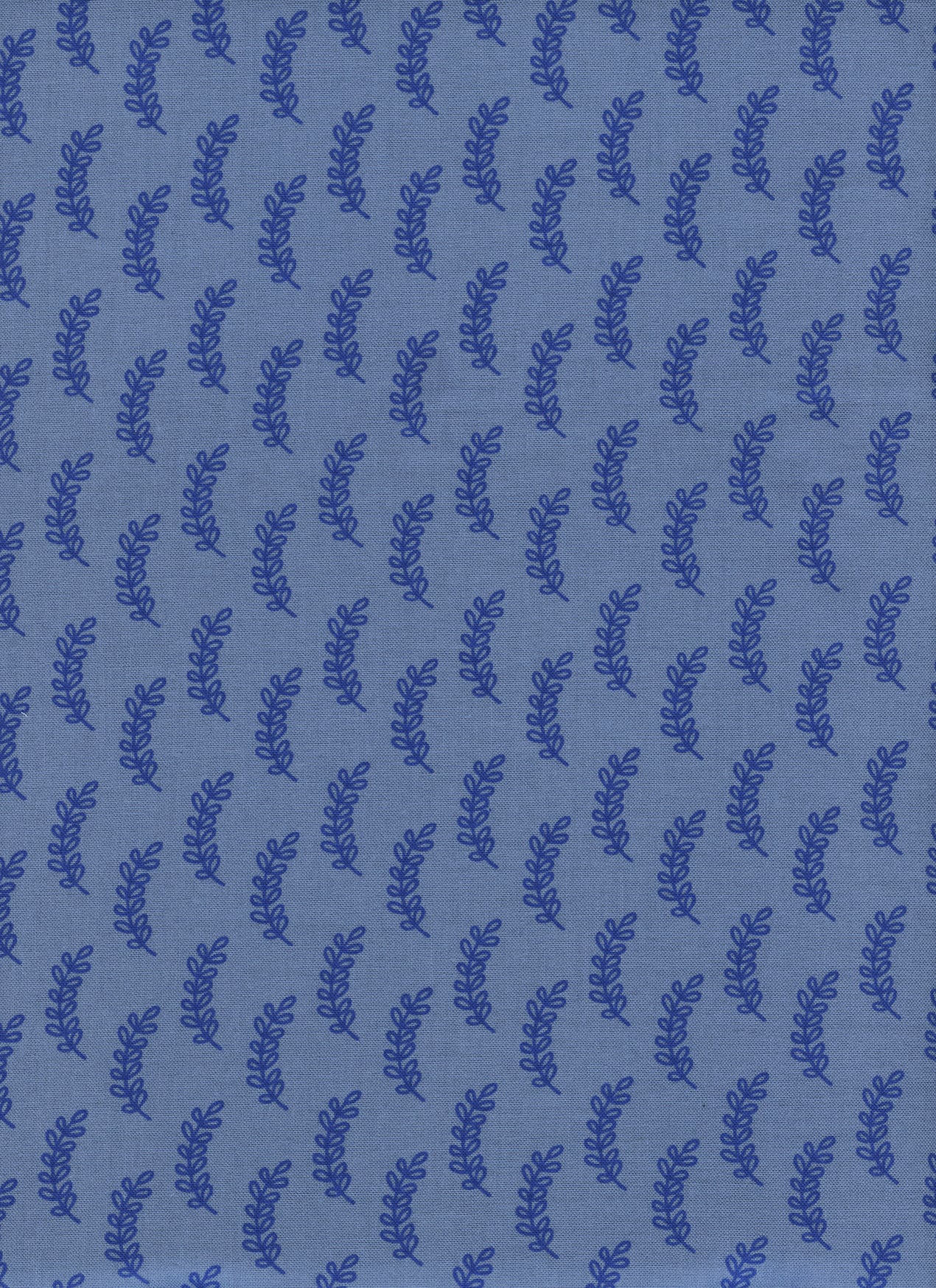 C+S  Bluebird - Leaflet - Blue Fabric