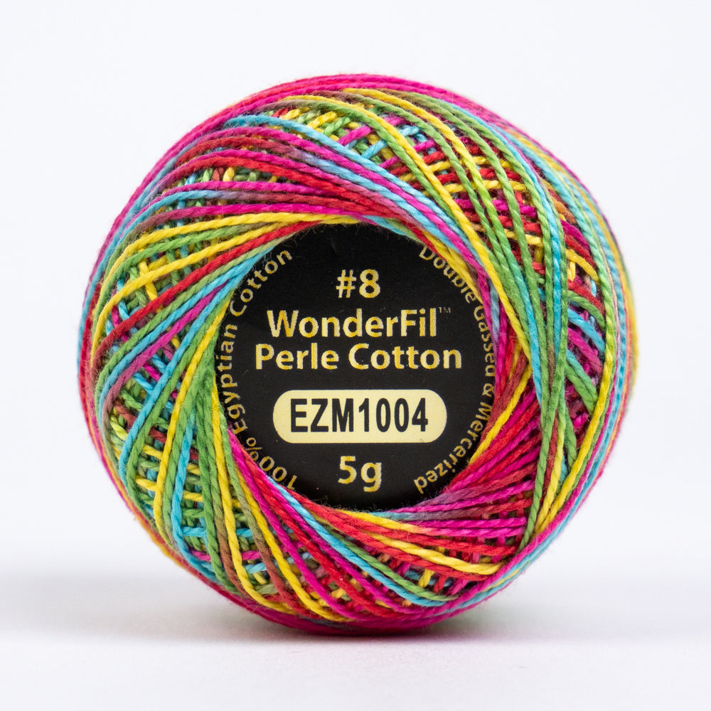 Wonderfil Eleganza 8wt Egyptian Cotton Thread Variegated