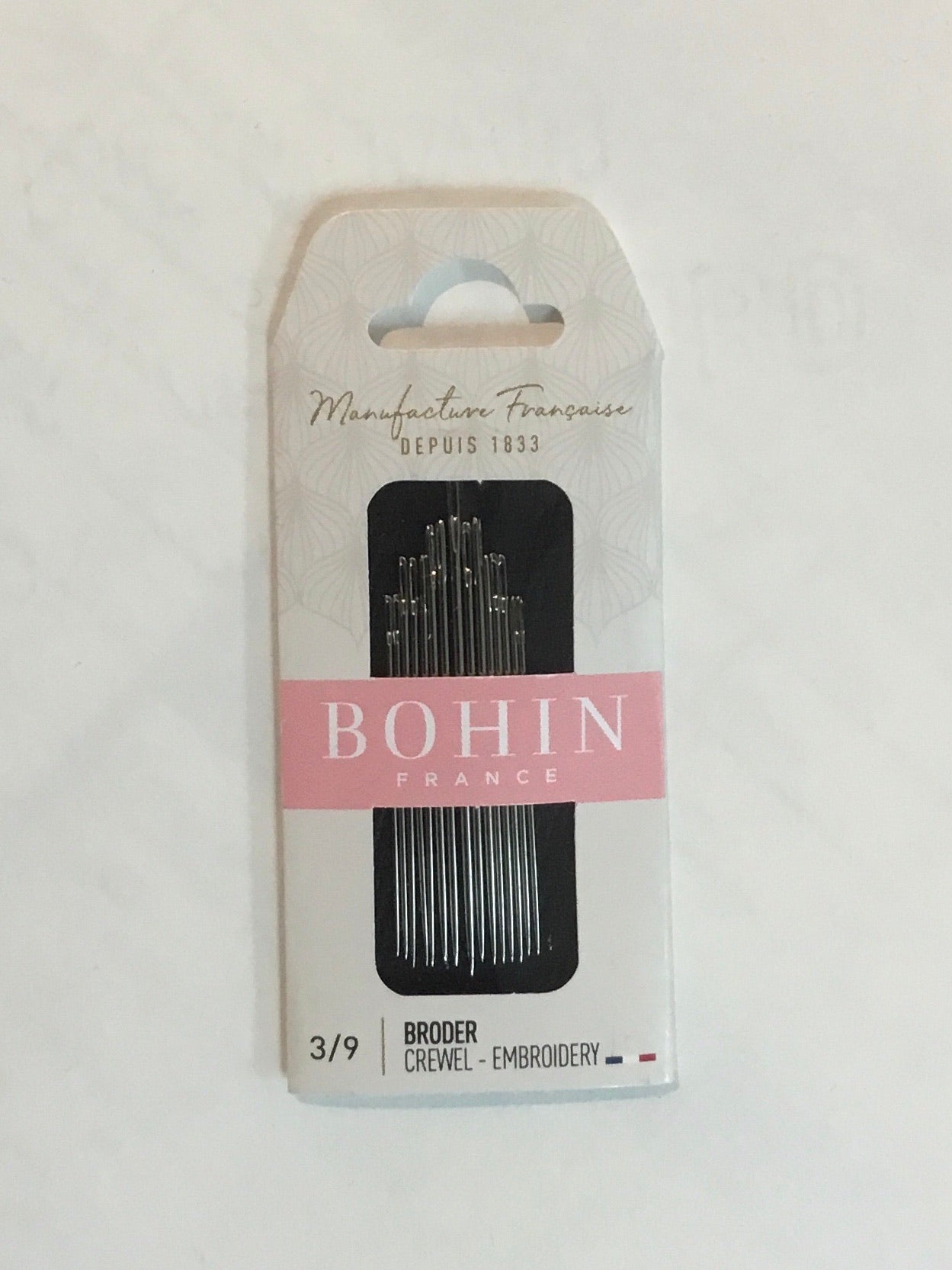 Bohin 3/9 Broder Crewel Embroidery needles