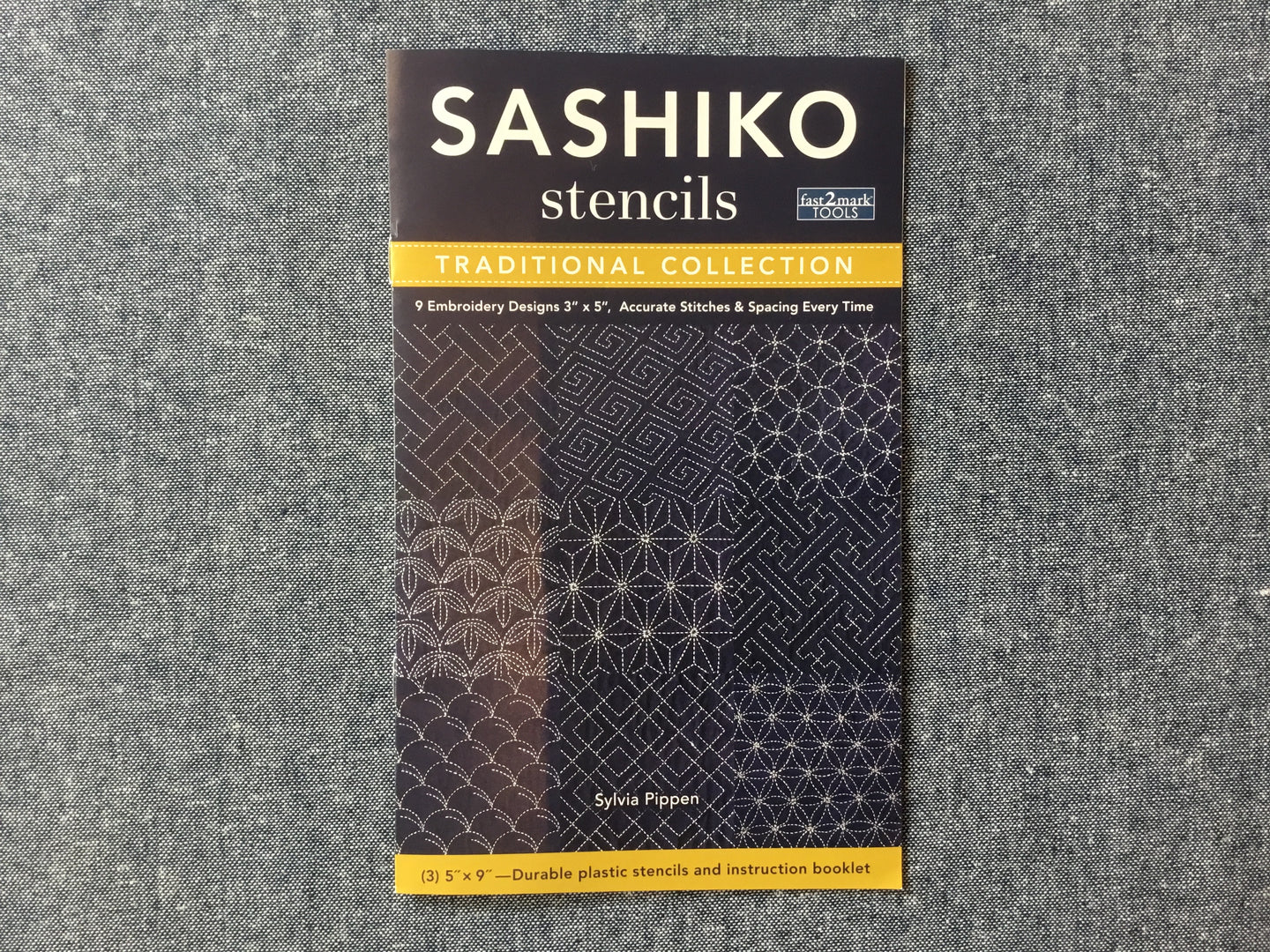 Sashiko Stencils and book