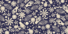 Load image into Gallery viewer, Moonrise - Unbleached Indigo by Alexia Abegg
