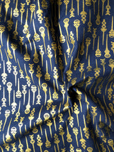 Load image into Gallery viewer, Akoma by Rashida Coleman - Pin Up - Navy Metallic Fabric
