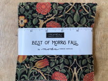 Load image into Gallery viewer, Moda Charm Pack Best of Morris Precuts 42 piece 5&quot;x5&quot;
