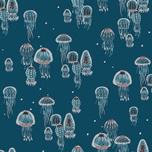 Load image into Gallery viewer, C+S Kaikoura - Drifting Jellies - Ocean Pearlescent Fabric
