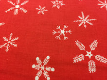 Load image into Gallery viewer, C+S Frost - Flurry - Red Unbleached Cotton Fabric
