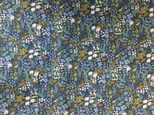 Load image into Gallery viewer, C+S Rifle Paper Co. English Garden Meadow - Blue Fabric
