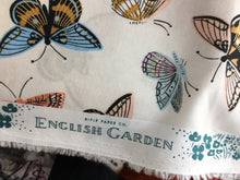 Load image into Gallery viewer, C+S Rifle Paper Co. English Garden Monarch - Cream Lawn Metallic Fabric
