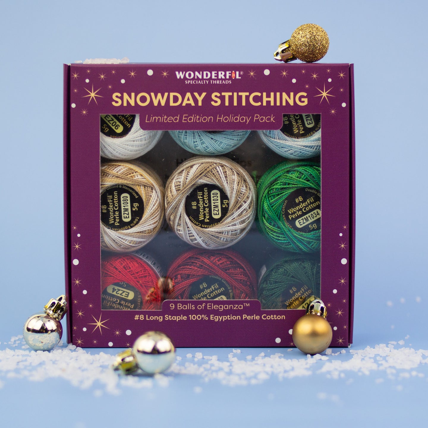 Wonderfil Snowday Stitching