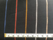 Load image into Gallery viewer, Warp and Weft - Chore Coat heavyweight/loose weave - navy stripe
