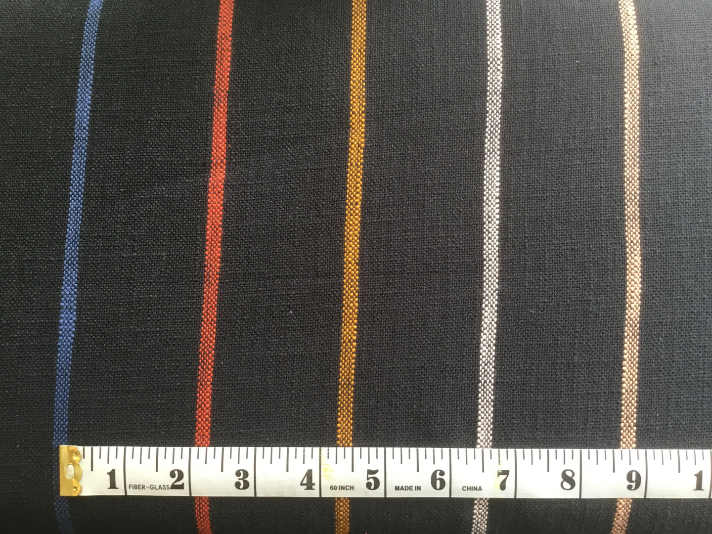 Warp and Weft - Chore Coat heavyweight/loose weave - navy stripe