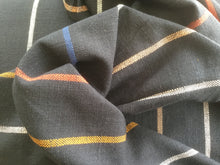 Load image into Gallery viewer, Warp and Weft - Chore Coat heavyweight/loose weave - navy stripe
